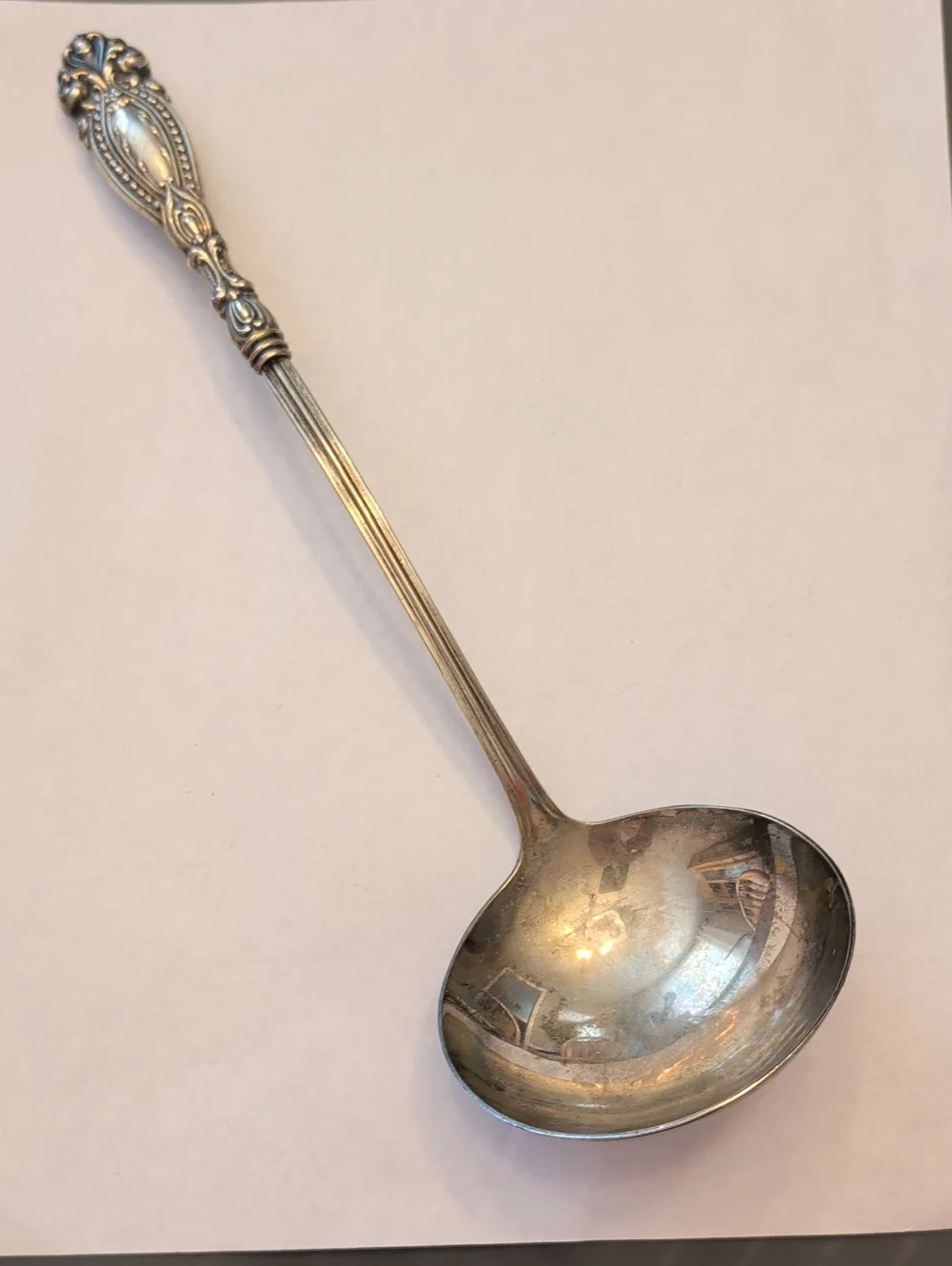 Sterling Silver Handle Serving Ladle - Classic Home Dining